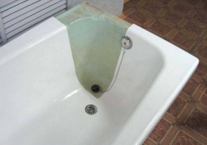 Покрытие старой ванны жидким акрилом